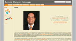 Desktop Screenshot of bernardghanem.com
